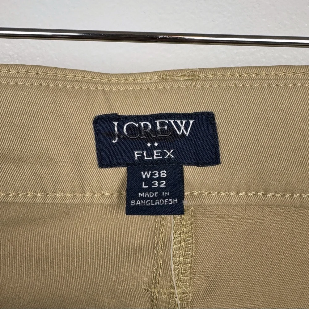 J. Crew Men's Straight Fit Five Pocket Tech Pants Tan Size 38x32 NWT